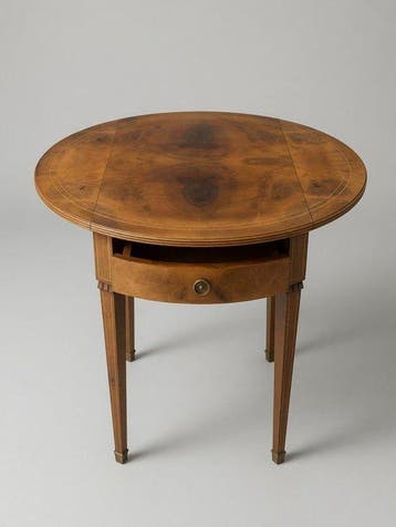 Table - Table d’appoint en acajou, style George III, façade, Antiek en Kunst