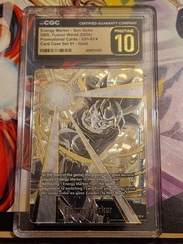 Bandai Graded card - Dragon Ball - Son Goku E01-01 Carte
