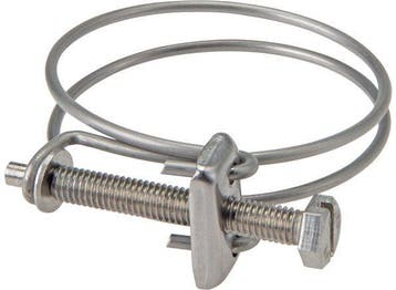 Collier de serrage pour tuyau 80 - 85 mm en acier inoxydable, Verzenden