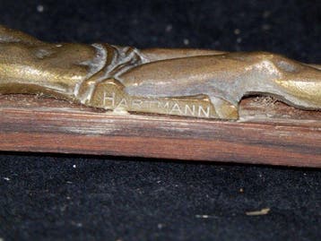 Jacques Hartmann - sculptuur, Fraai bronzen Sculptuur van, Antiek en Kunst
