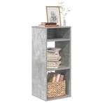 vidaXL Boekenkast 34x31x80 cm bewerkt hout betongrijs, Verzenden