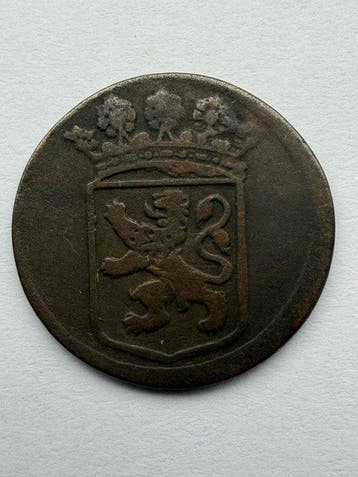 Pays-Bas, Hollande Duit 1750 incuse (Sans prix de réserve)