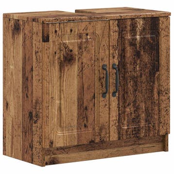 vidaXL Wastafel kabinet voor de badkamer UTRECHT Oud hout, Verzenden, Nieuw