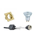 LED Spot Set - 4W Dimbare Kantelbare Inbouwspot Vierkante Sp, Verzenden, Nieuw