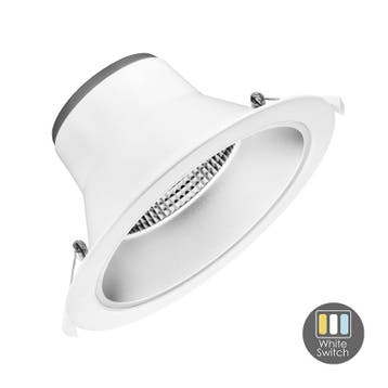 LED Downlight - Sia - CCT Switch - Ø120 - 15w - Wit, Maison & Meubles, Verzenden