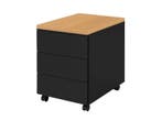 Zwarte Ladeblok, Huis en Inrichting, Kasten | Roldeurkasten en Archiefkasten, Minder dan 50 cm, Verzenden, Nieuw, Minder dan 100 cm