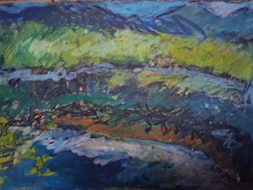 de LAPRESLE - La plage à Datça.Turquie, Antiek en Kunst, Kunst | Schilderijen | Modern