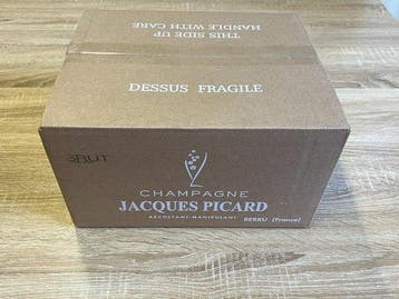 Jacques Picard - Champagne Brut - 6 Flessen (0.75 liter), Verzamelen, Nieuw