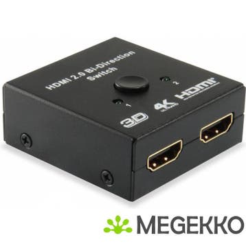 Equip 332723 HDMI video switch, Computers en Software, Netwerk switches, Verzenden, Nieuw