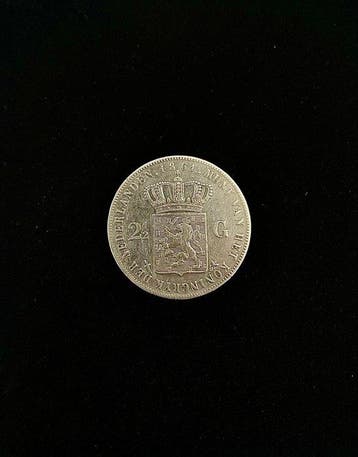 Nederland. Willem III. 2 1/2 Gulden 1861 (Zonder
