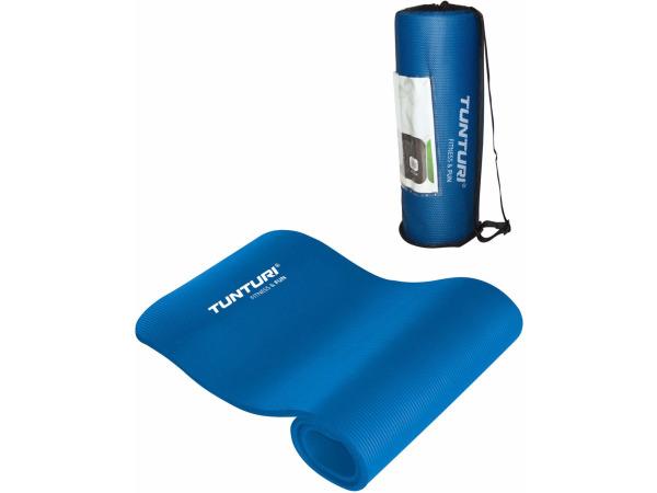 Veiling - Tunturi NBR Yogamat met Draagtas Blauw, Sport en Fitness, Yoga en Pilates
