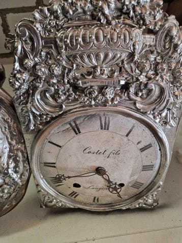 Horloge comtoise - Antique Bois, Bronze, Laiton - 1920-1930, Antiek en Kunst