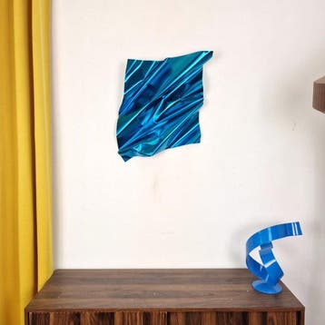 José Soler Art - Steel Silk. Blue