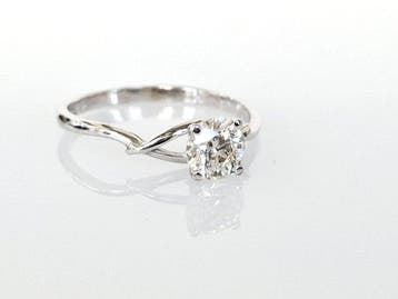 Sans prix de réserve - Bague de fiançailles - 14 carats Or