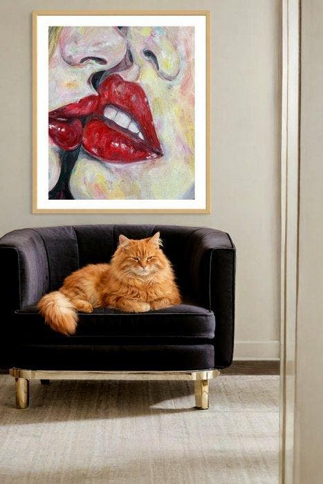 Anna Dart - Rose Lips, Antiek en Kunst, Kunst | Designobjecten
