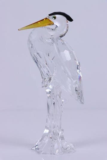 Figuur - Swarovski - Zilver Reiger (Boxed) - Kristal