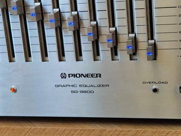 Pioneer - SG 9800 Blu Line Stereo grafische equalizer