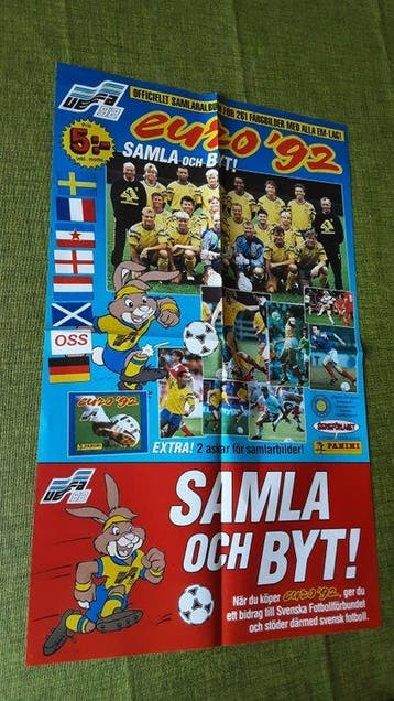 1992 Panini Euro 92 Limited edition - 1 Drukplaat - Good, Collections