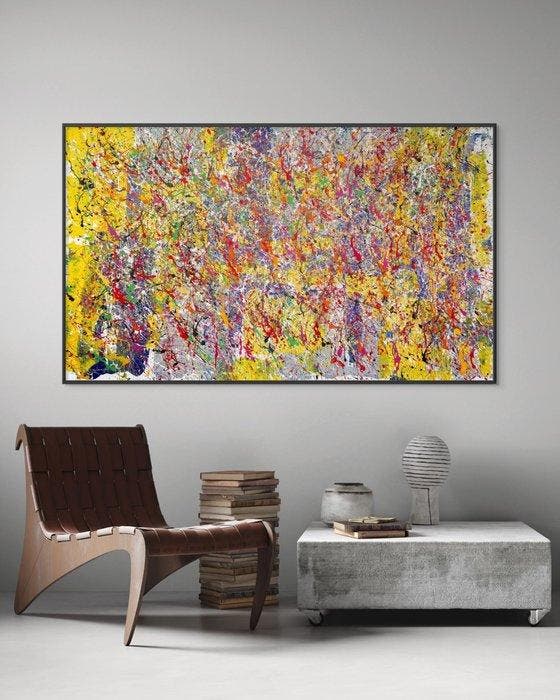 Sandra Glaser - Rhythm Without Limits - XXL, Antiek en Kunst, Kunst | Schilderijen | Modern