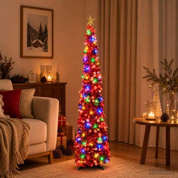 vidaXL Pop-up led-kerstboom met sterrentopper 120 cm 50, Verzenden, Nieuw