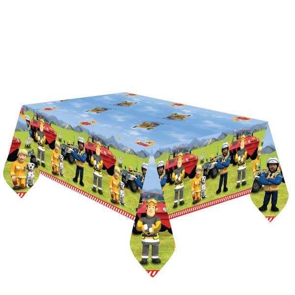 Brandweerman Sam Tafelkleed 1,8m, Hobby & Loisirs créatifs, Articles de fête, Envoi