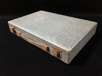 Japanese - Beeld, Vintage Japanese Mahjong Set - Two-Tone, Antiek en Kunst
