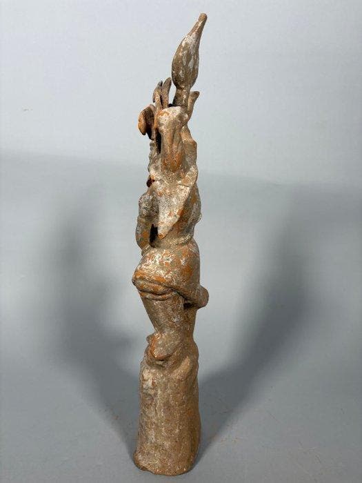 Oud Chinees, Tang-dynastie Terracotta Tomb Guardian, Verzamelen, Mineralen en Fossielen