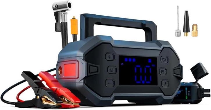 Starthulp 3000A + Compressor | Retour deal | 29% korting, Auto diversen, Jumpstarters, Nieuw, Verzenden
