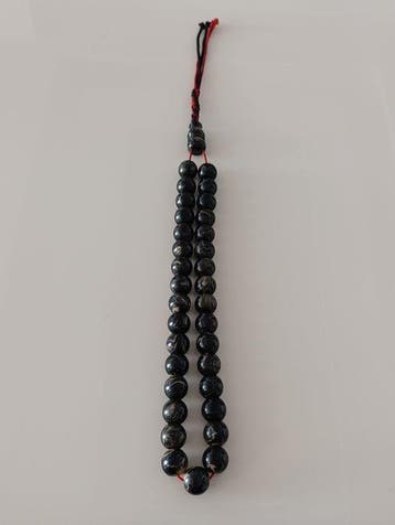 Chapelet - Ambre - 1970-1980 - Chapelet de perles de prière, Nieuw