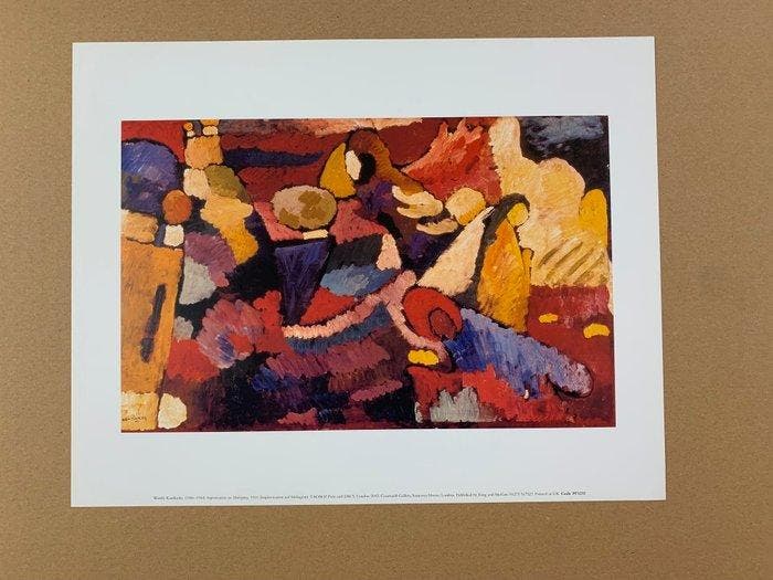 Wassily Kandinsky (1866-1944) - Improvisation on Mahogany,, Antiek en Kunst, Kunst | Designobjecten