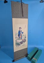 Wanddecoratie - Traditionele Chinese hangende rol – motief, Antiek en Kunst