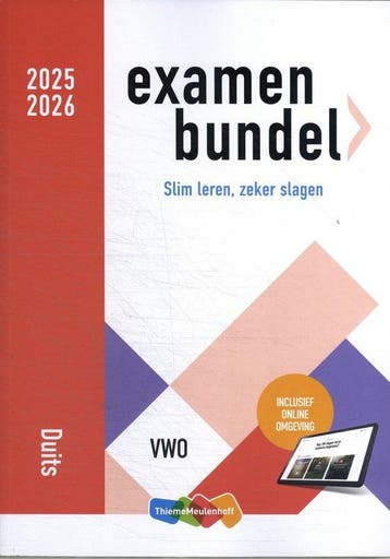 Examenbundel Duits / vwo 2025/2026 9789006994568, Boeken, Verzenden, Gelezen