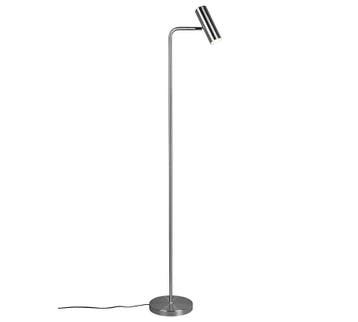 Trio MARLEY vloerlamp | GU10 Fitting | nikkel mat | 38 x 23, Verzenden