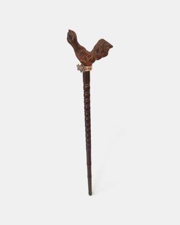 Wandelstok - Hout, Zie honderdjarig bestaan, Metaal, Antiek en Kunst, Curiosa en Brocante