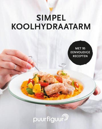 PuurFiguur - Simpel Koolhydraatarm (hardcover boek +, Verzenden, Zo goed als nieuw, Ilse de Groot