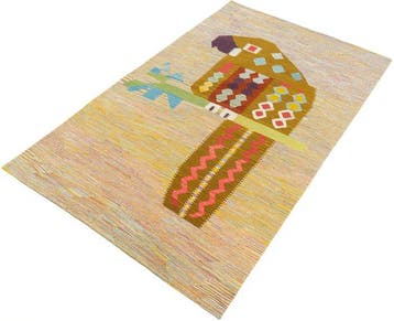 Handgeweven designer Kelim - Verzamelaarsstuk - Kelim - 197, Nieuw