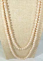 Perles naturelles eau douce — tons pastel — couleur