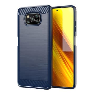 Xiaomi Poco X3 NFC Hoesje - Carbon Fiber Textuur Shockproof, Verzenden