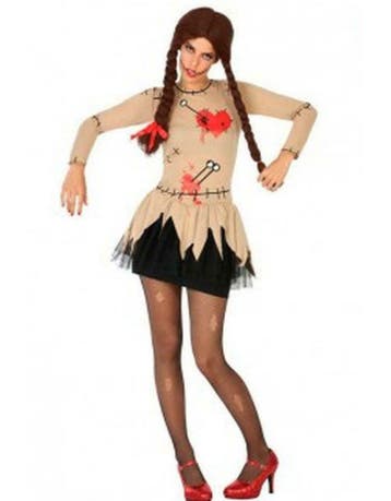 Verkleed pak voor halloween voodoo pop, Ophalen of Verzenden