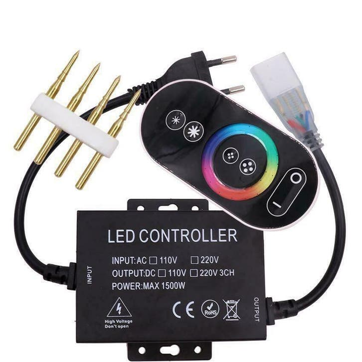 Afstandsbediening voor RGB LED strip 220V, Huis en Inrichting, Lampen | Overige, Ophalen of Verzenden
