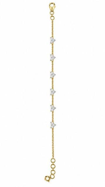 Gourmette - 18 carats Or jaune - 1.11ct. tw. Diamant, Bijoux, Sacs & Beauté