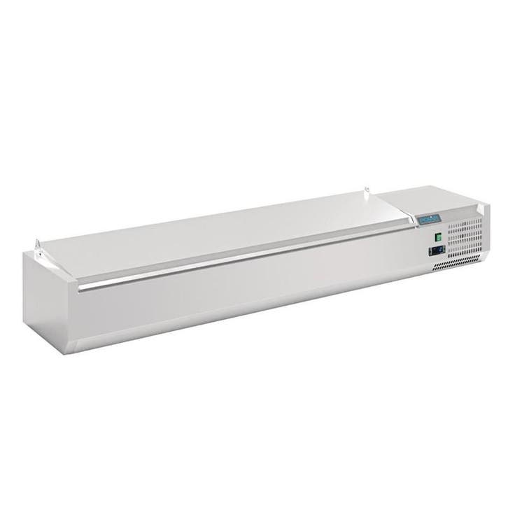 Polar G-serie opzetkoelvitrine met deksel 8x GN 1/4, Articles professionnels, Horeca | Équipement de cuisine, Envoi