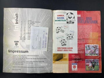 2000/01 Panini Complete Sticker Album Austrian Championship, Nieuw