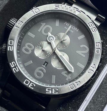 Nixon - 51-30 Chrono A083-632 - 51 mm - Quartz - Zonder, Handtassen en Accessoires, Nieuw