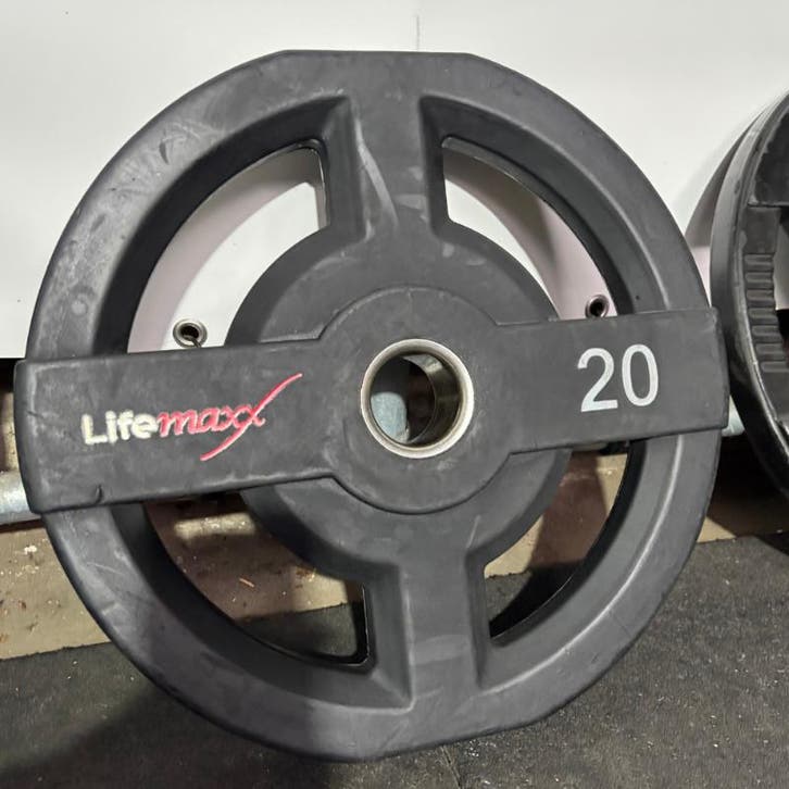 Lifemaxx - Crossmaxx - Halterschijven - Bumper Plates - 1,5, Sport en Fitness, Fitnessmaterialen, Overige typen, Ophalen of Verzenden