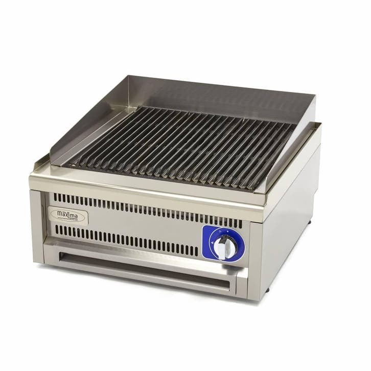 Chargrill Horeca - Dubbel - 60 cm Diep - Gas, Zakelijke goederen, Horeca | Keukenapparatuur, Nieuw in verpakking, Fornuis, Frituur en Grillen
