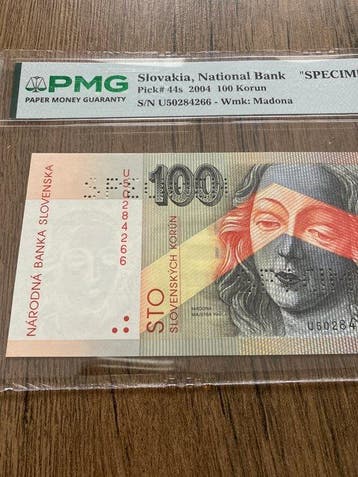 Slowakije. - 100 Korun 2007 - SPECIMEN - Pick 44s