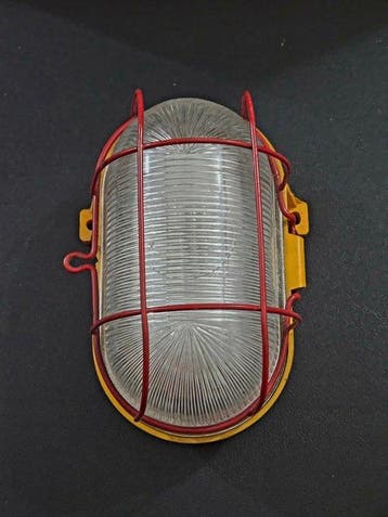 Lamp - Ovale vorm, voorzien van een decoratief en