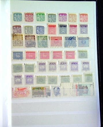 Europe de lEst - timbres et blocs de Tchécoslovaquie et