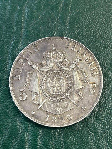 Frankrijk. Napoléon III. 5 Francs 1856-BB, Strasbourg